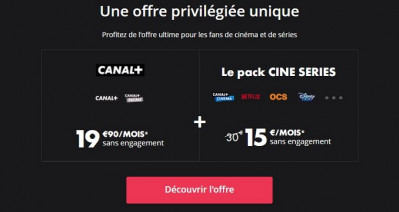 La nouvelle offre Netflix avec Canal est à 34,90€/mois
