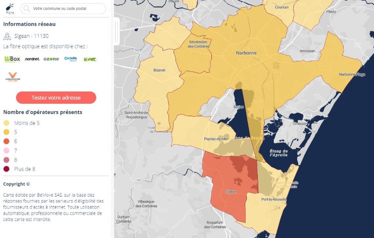 Emeraude THD : lancement des offres fibre optique dans l'Aude à Sigean