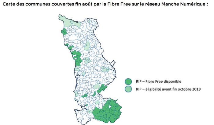 Free fibre disponible dans la Manche