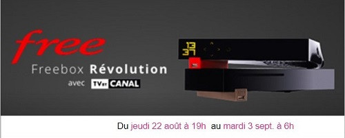 Free lance une vente privée sur Veepee avec la Freebox Révolution à 9,99€/mois.