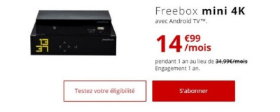 Box fibre pas cher : l'offre Freebox Mini 4K en promotion