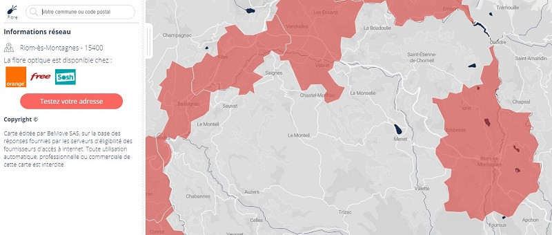 Fibre free dans le cantal