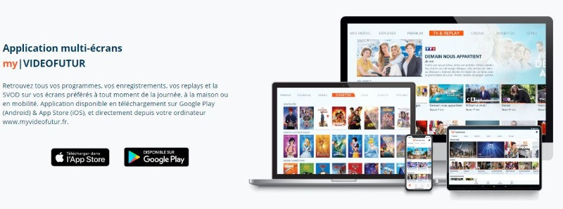 L'application multi-écrans Vidéofutur