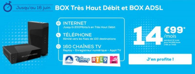Box Internet en promotion en juin 2019 chez La Poste Mobile