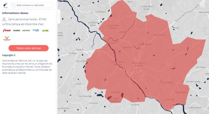 Haute-Vienne : la fibre Free sur le réseau Dorsal