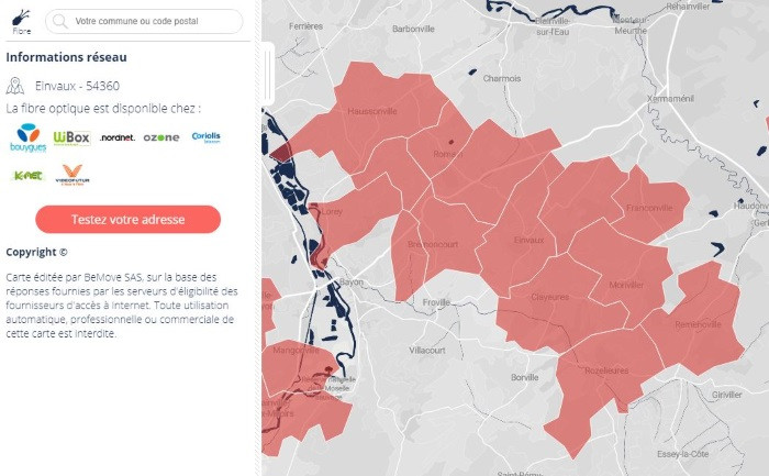 Fibre optique en Meurthe-et-Moselle : les offres Bouygues disponible sur le réseau Losange