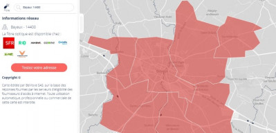 Carte fibre : les offres SFR et RED disponibles à Bayeux et sa région