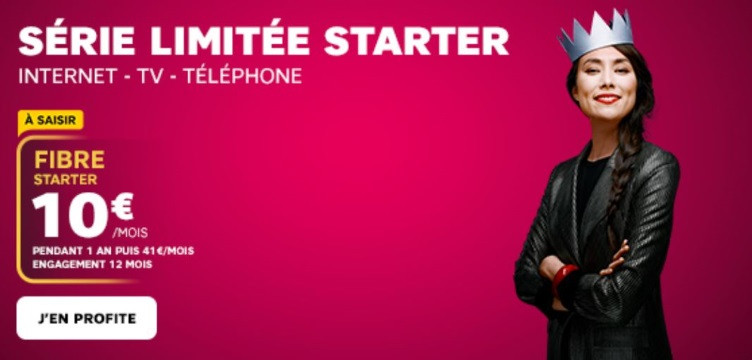 Box Internet : la série limitée Starter de SFR à petit prix