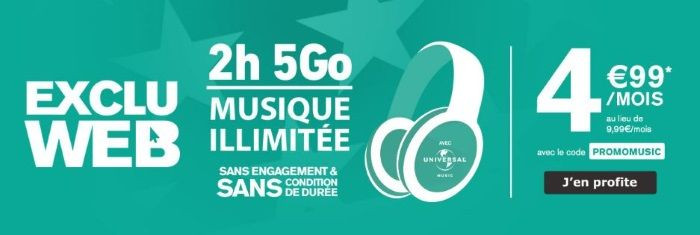 Forfait en promo chez La Poste Mobile : 5 Go pour 4,99 euros à vie