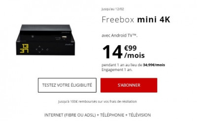 Box Internet pas cher : la Freebox Mini 4K en promotion la première année