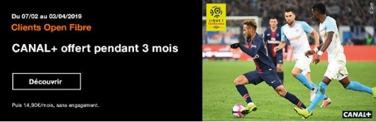 Orange : Canal offert pendant trois mois
