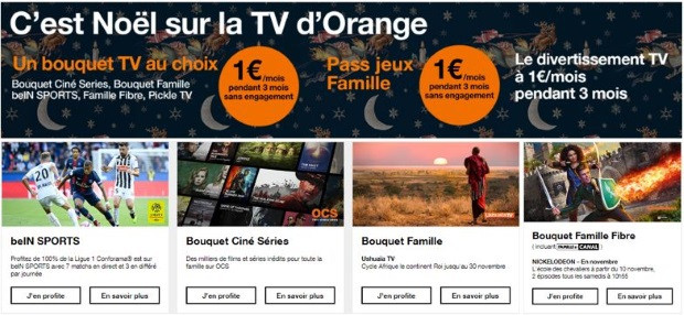 OCS, beIN SPORTS : les bouquets à prix réduit sur la TV d'Orange