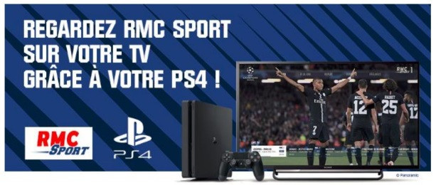RMC Sport disponible sur PlayStation 4