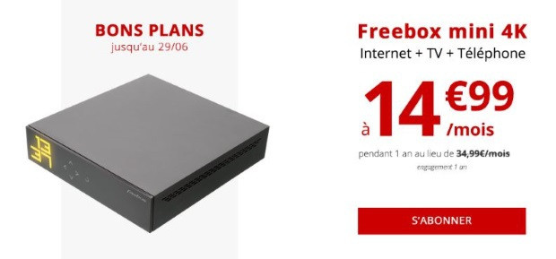 Freebox en promo