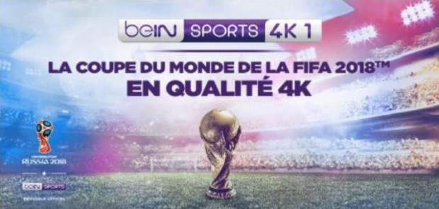 regarder le mondial 2018 en 4K sur BeIN Sports