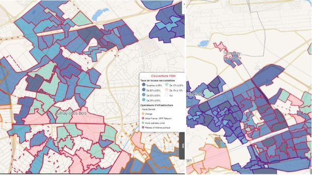 La fibre à Aulnay-sous-Bois et Tremblay-en-France