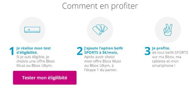 BeIN Sport pas cher avec Bouygues