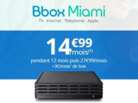 Internet Bouygues : Bbox Miami en promo