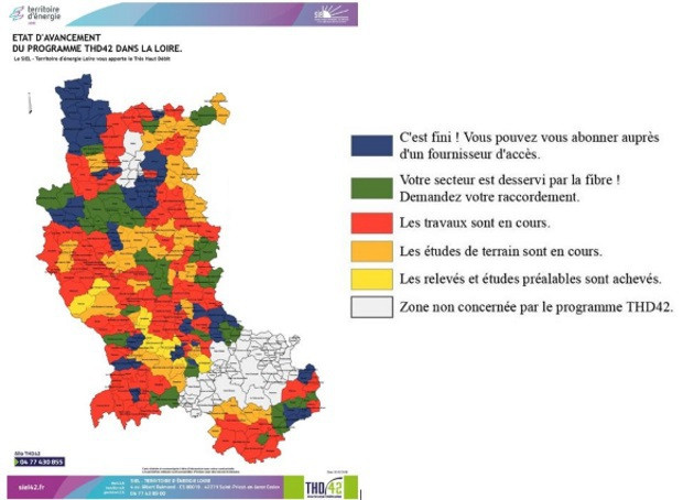 Très haut débit : la fibre avance dans la Loire