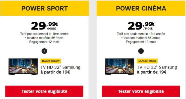 SFR : abonnements Internet à prix promotion à vie