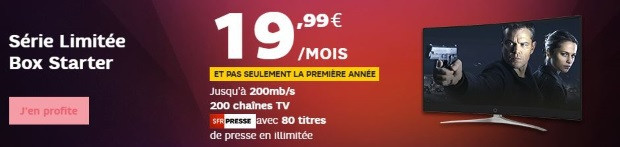 Offre Internet SFR Altice Starter en promo