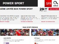 Les offres box de SFR Altice Starter, Power Sport ou Power Cinéma