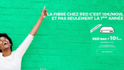 Box RED by SFR à 10€/mois en fibre et THD