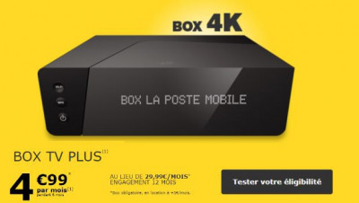 Box La Poste à 5€/mois pendant 6 mois