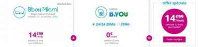 Bouygues : Bbox Miami en promo