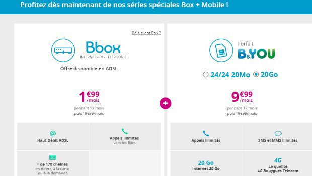 Les promos Bouygues