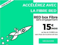 Promo Red fibre à 15 euros par mois