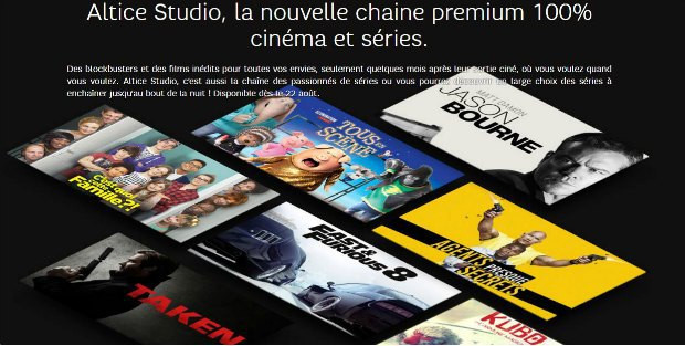 SFR : lancement d'Altice Studio le 22 août