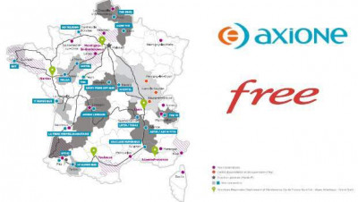 Les régions qui seront éligibles aux offres Freebox... par Axione