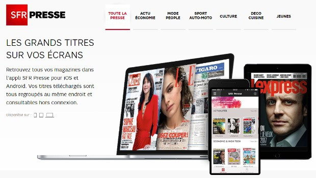 SFR Presse dans SFR Starter 2P