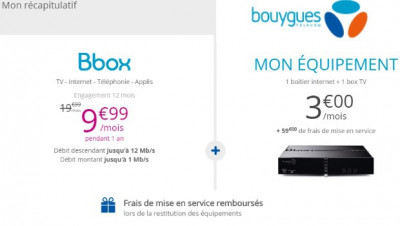 Série Spéciale Bbox ADSL à 9,99€/mois