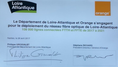 La fibre optique dans la Loire-Atlantique