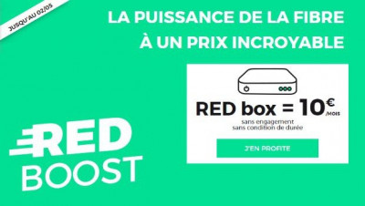 RED fibre : la box la moins chère