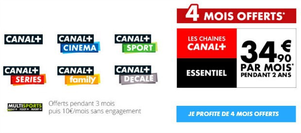 Découvrir la promo Canal+ Essentiel+ Les Chaînes