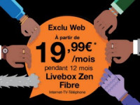Orange : offre fibre à moins de 20 euros