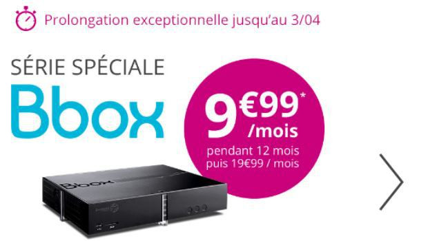 Bbox ADSL à 9,99€/mois