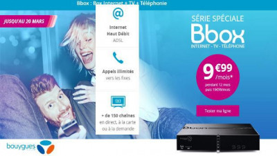 Série Spécial Bbox ADSL à 9,99€/mois