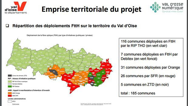 Le déploiement sur le Val d'Oise