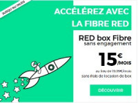 RED : box fibre à 15€ par mois