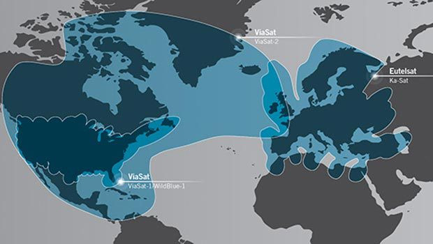 Ka-Sat saturé et ViaSat 3 en 2019