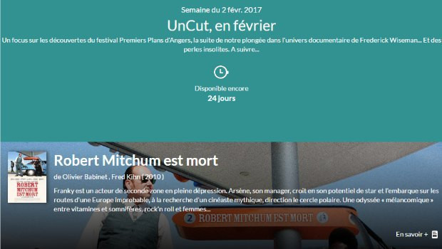 Uncut : offre de films d'auteur en VOD par abonnement