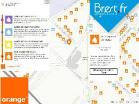 Orange fibre la ville de Brest
