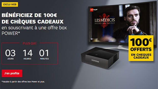 Jusqu'au 3 février des cadeaux chez SFR