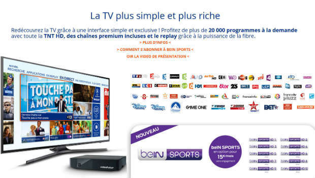 BeIN Sports chez Vitis et LA FIBRE Videofutur