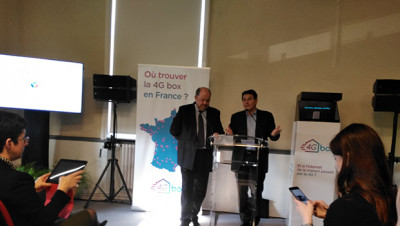 La conférence de presse 4G box à Neuville-de-Poitou