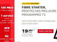 SFR : Internet + mobile dès 20,98€/mois